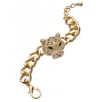 Leopard Pave Crystal Stones Bracelet 